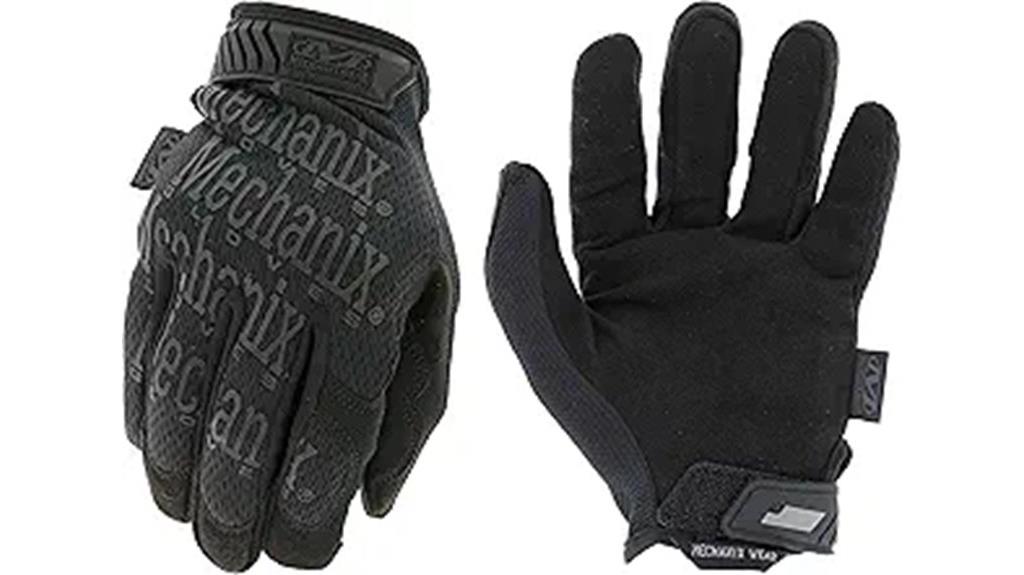 tactical black medium glove