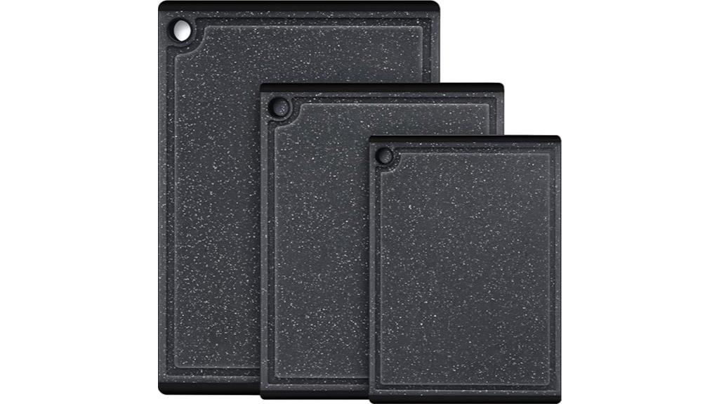 three piece plastic cutting boards