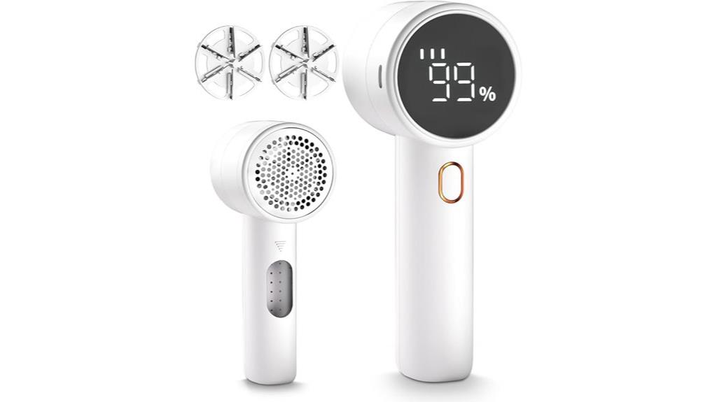 three speed digital fabric shaver