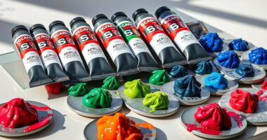 top acrylic paint sets