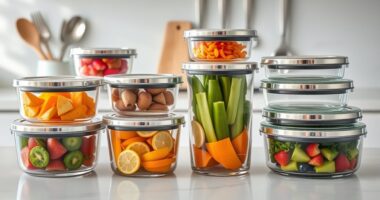 top glass food storage options