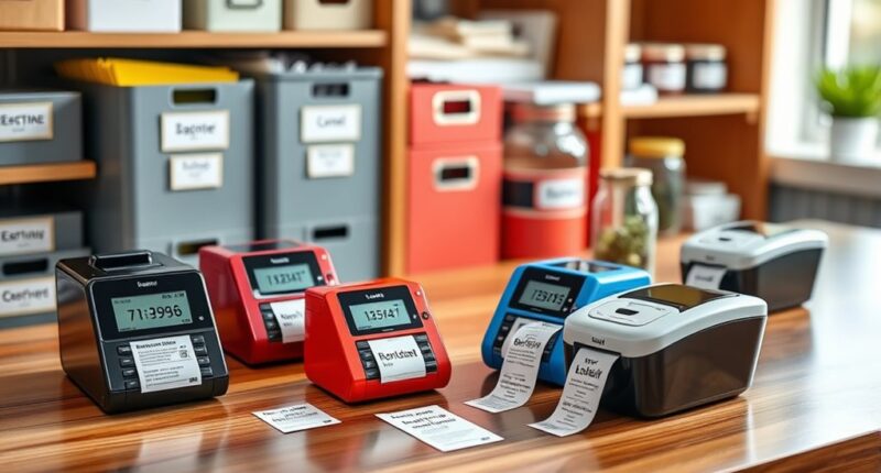top label makers for organization