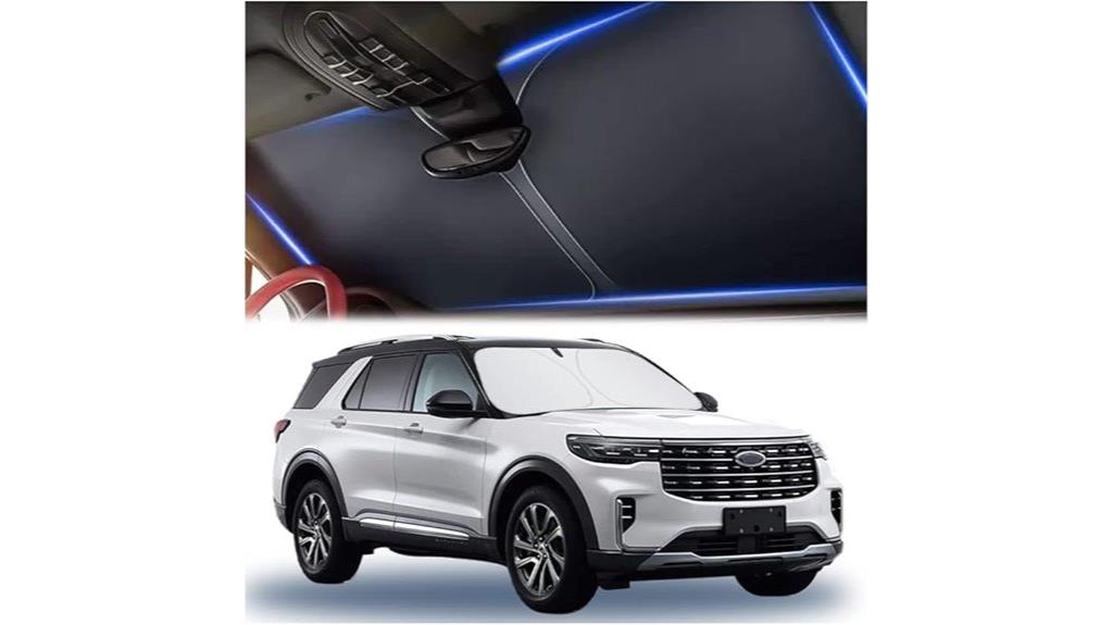 universal automotive sunshade storage