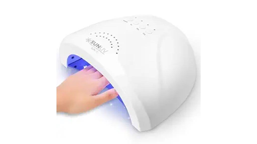 uv nail lamp with timers