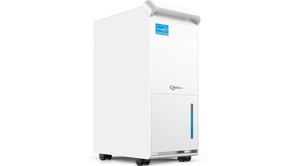 vellgoo basement dehumidifier capacity