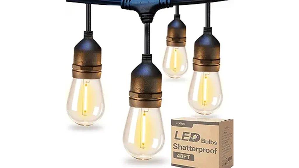 vintage edison shatterproof lights