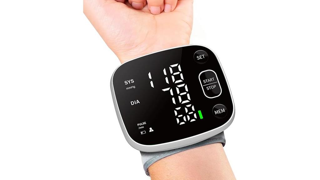 voice enabled blood pressure monitor