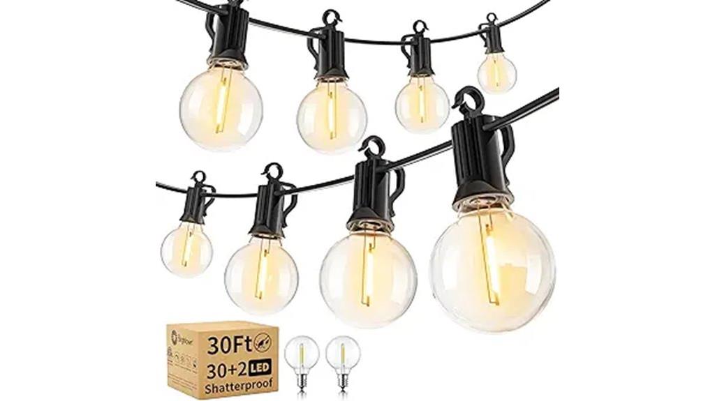 waterproof 30ft globe lights
