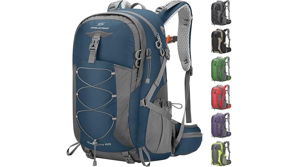 waterproof 40l camping backpack