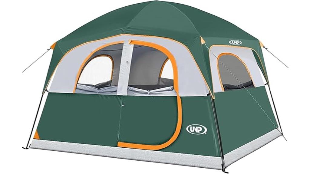 waterproof 6 person camping tent