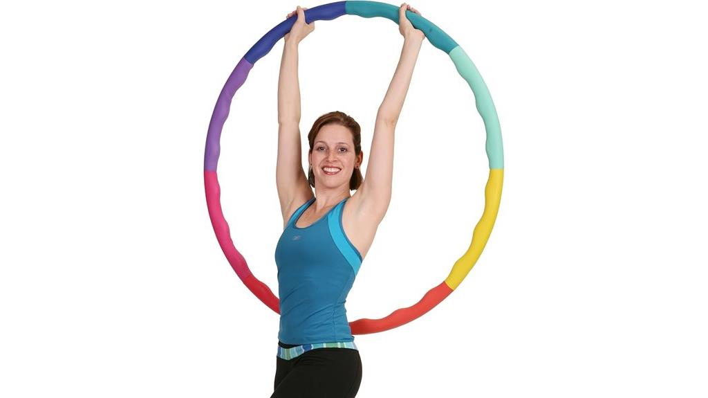 weighted 3 3 lb fitness hoop