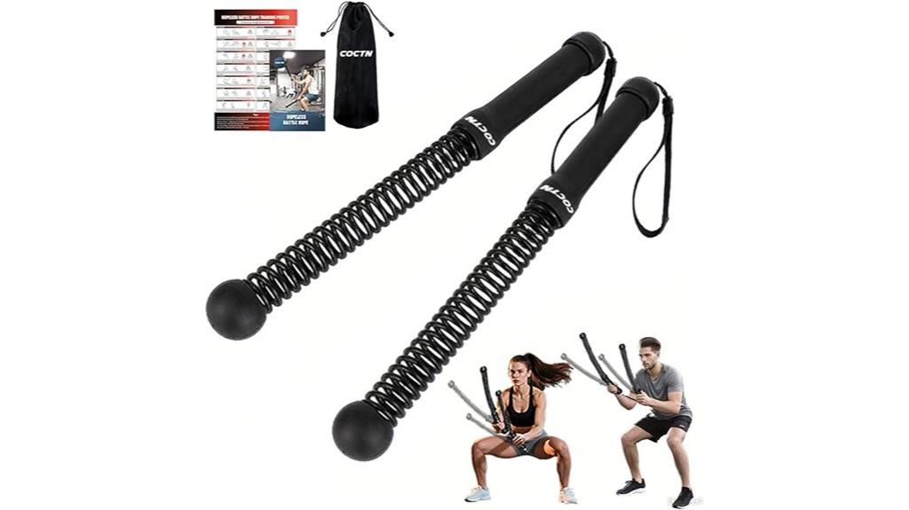 weighted ropeless battle ropes