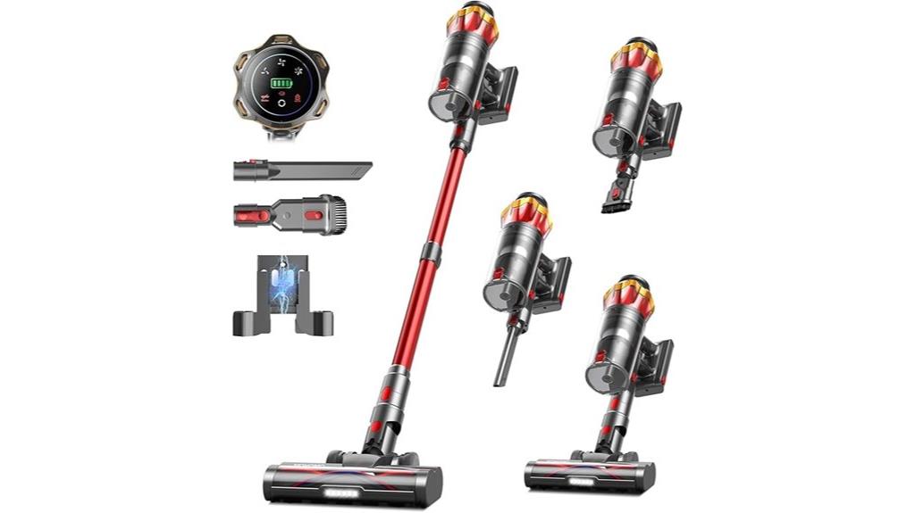 wireless vacuum with display