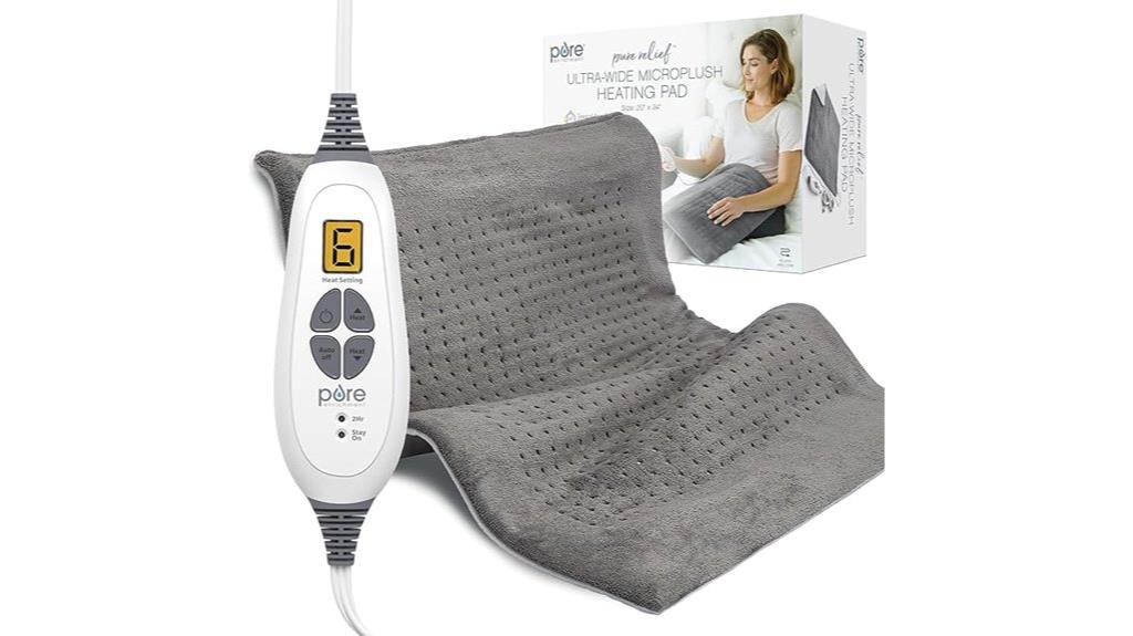 xxl gray heating pad