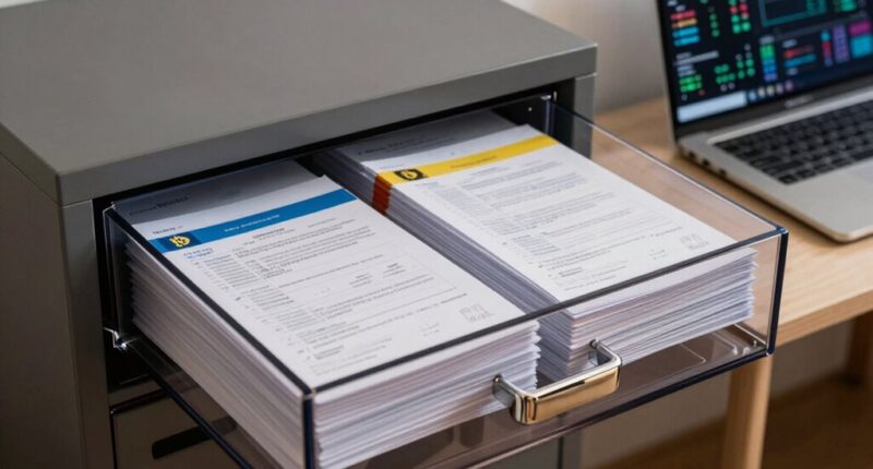 crypto record organization system