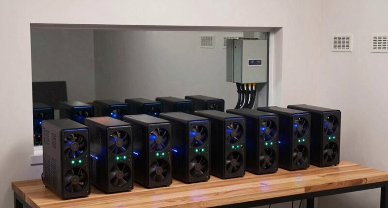 efficient home mining setup