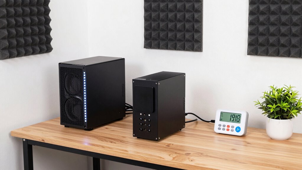 efficient quiet mining setup