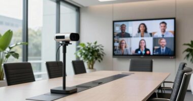 enhanced conference room webcam