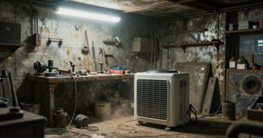limited cooling in mining garages