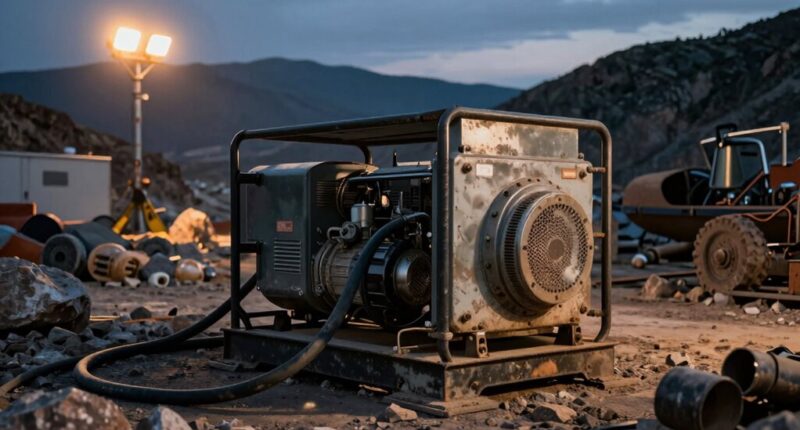 mining backup generator necessity