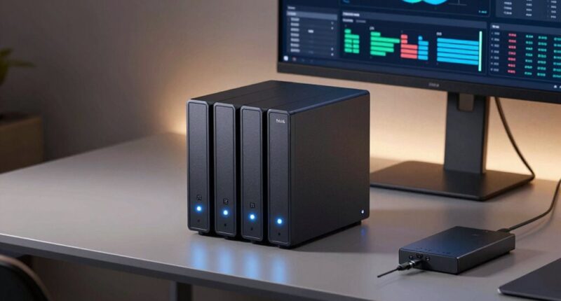 network storage outperforms external