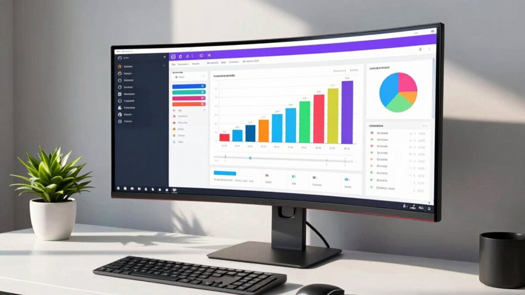 optimized display for productivity