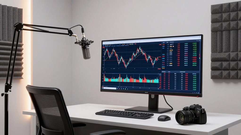 professional finance studio setup