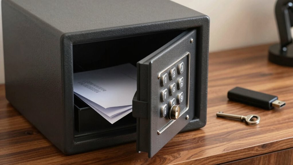 secure complex stored safely