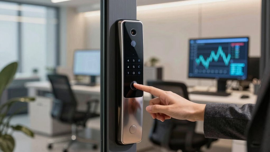 secure monitored biometric access