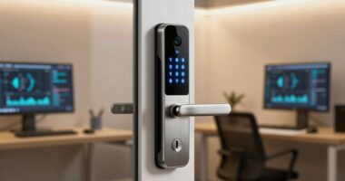 small crypto office lock