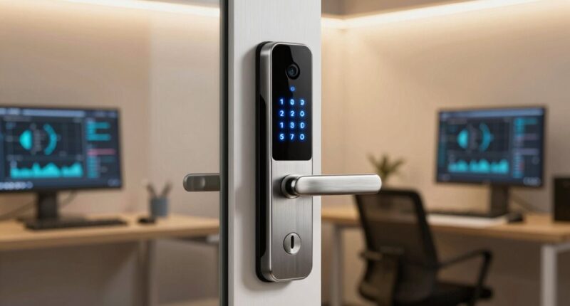 small crypto office lock