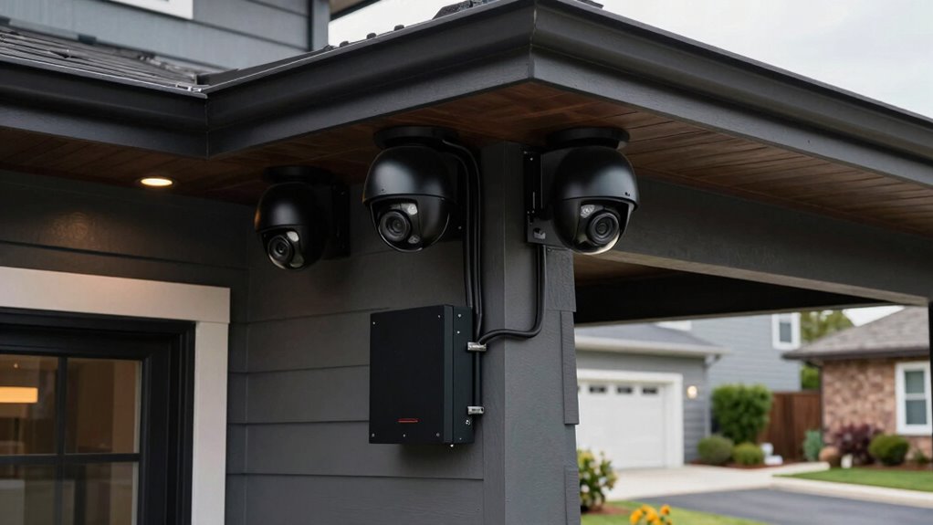 strategic camera and lighting placement