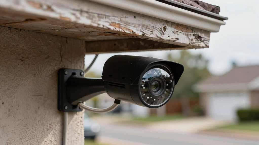 wired cameras ensure security
