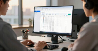 AI output review queue for customer support macros