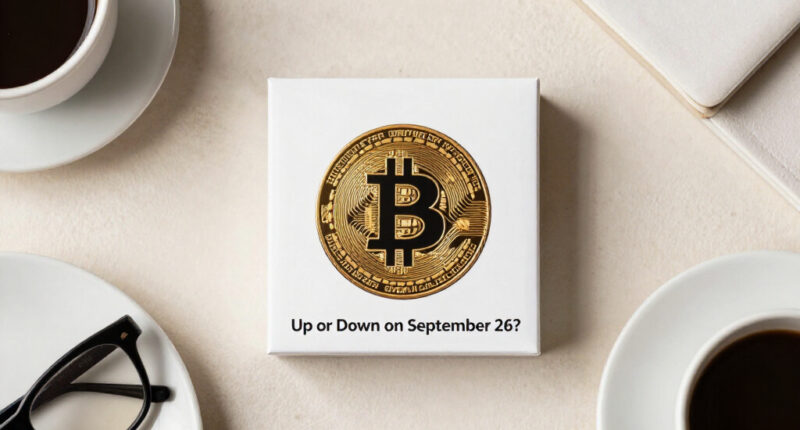 Bitcoin Up Or Down On September 26?