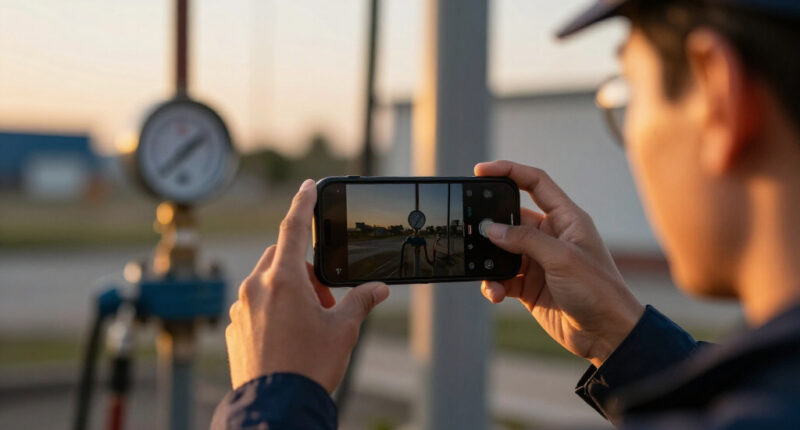Streamlining Facility Operations With Phone-Photo Gauge Readings