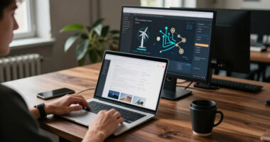 How “TURBINE — WERK 9” Connects AI, Scrolling, And SVG